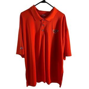 P2 Pro player VT Virginia Tech golf polo men’s 2xl orange shirt